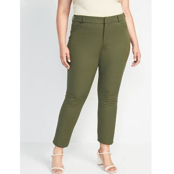 Old Navy High Rise Pixie Ankle Pants NEW Plus Size 22 - Picture 1 of 7